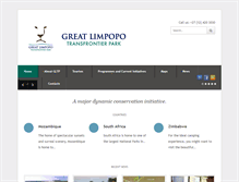 Tablet Screenshot of greatlimpopo.org